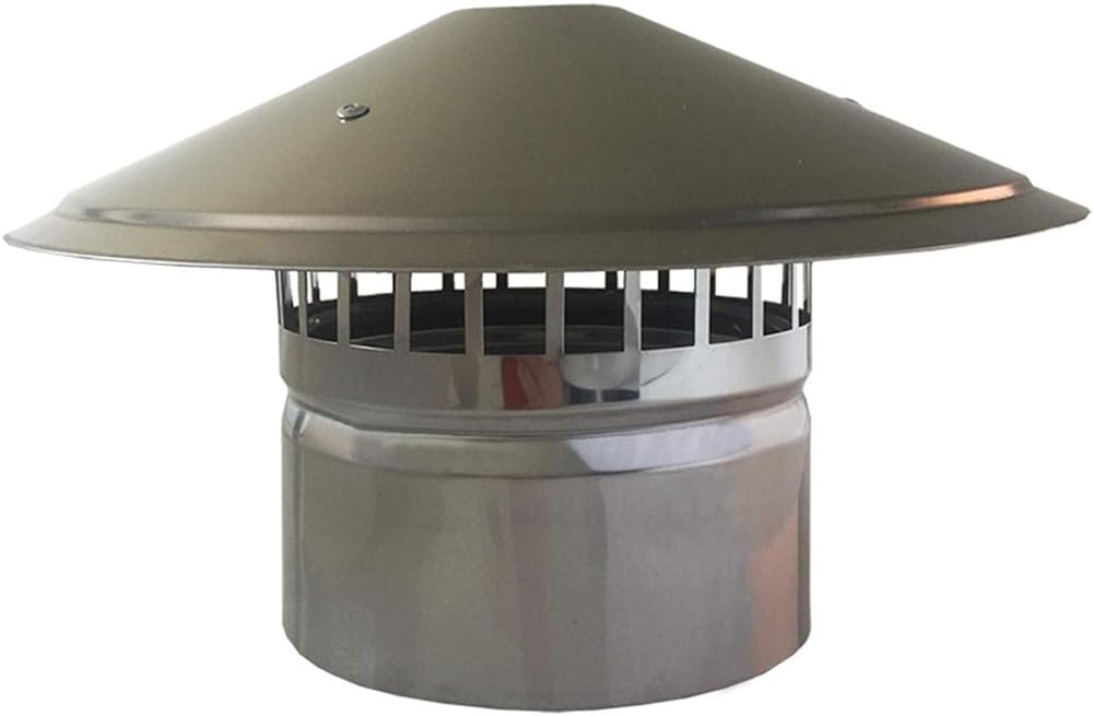 Chapeau de cheminée 110 mm pour protéger votre maison en hiver