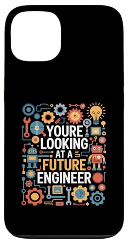 Future Engineer Funny Say Gear �d�����{�b�g �X�}�z�P�[�X iPhone 13 �p