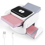 TAVADA Mischia Carte Automatico con Batteria,Mescolatore Carte da Gioco,2400 mAh,Silenzios...