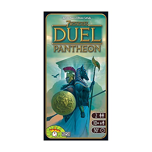 7 Wonders Duel Pantheon Board Game Expansion | Board Game For 2 Players | Strategy Board Game | Civilization Board Game | Board Game For Couples | Ages 10 And Up | Made By Repos Production #TOP1