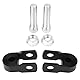 Stoßdämpfer, 2 Stücke 3cm Stoßdämpfer Höhe Verlängerung Extender Riser Verjüngung Universal Rear Shock Absorber Riser mit Schraube für ATV Quad Motor Pit Dirt Trail Bike (Mit Schrauben)