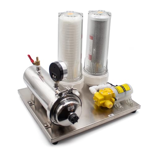 Jieotwice AC 100-240V Automatic Liquor Wine Filter Ageing Machine, Household Filtering Machine Stainless Steel Brewing Equipment 300KG/H