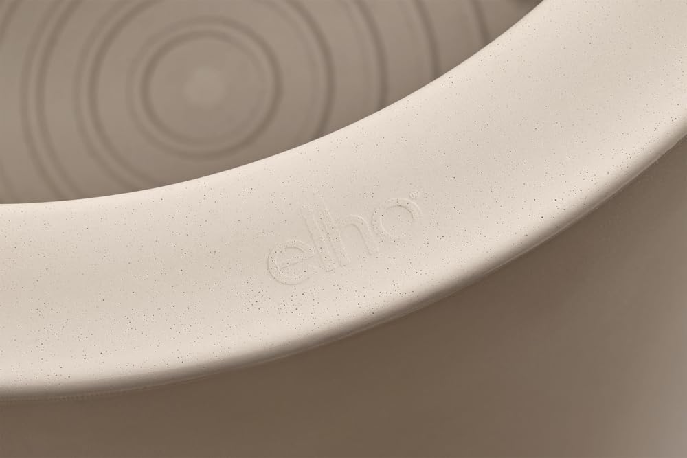 Elho Pure Cilinder High 40 Pot de Fleur - Balanced Beige | Ø 39.5 x H 72.7 cm | Convient à une Utilisation Extérieure