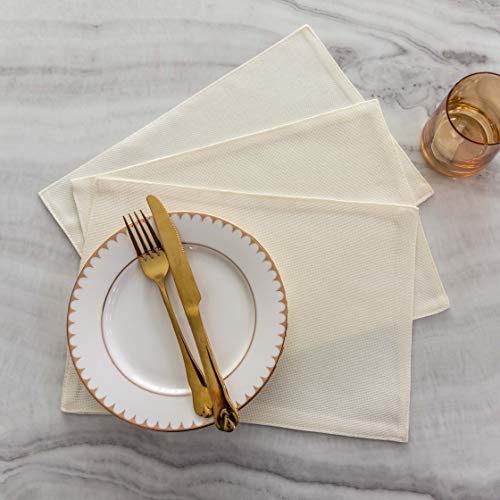 image for Home Brilliant Place Mats Indoor Set of 6 Cloth Place Mat Heat Resista