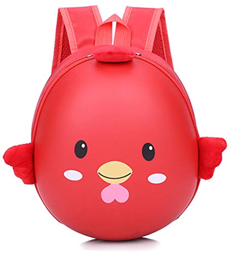 Kintone Cartable Sac à Dos Enfant Bébé Animal Poussin Coquille d'œuf Mignon Cartoon Maternelle Cadeau (Rouge) Cover