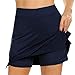 laoonl Damen High Shist Sports Shorts Rock, Superweiche, Bequeme, athletische, leichte Damenröcke mit kurzen Hosen, Anti-Chafing-Aktiv-Skorts für das Laufen von Yoga-Gymnastik-Tennis