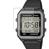 Puccy 3 Pack Screen Protector, compatible with CASIO Collection W-221H W-221 TPU Film Guard （ Not Tempered Glass Protectors）