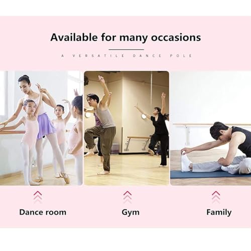Barre de ballet autoportante portable pour exercices de studio - 5