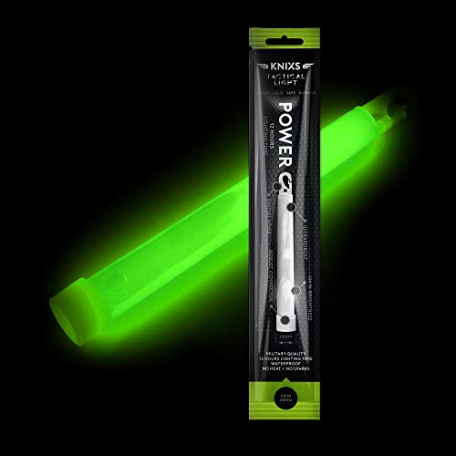 10er Set - Power-Knicklicht/Leuchtstab Tactical Light im Militär-Standard - grün leuchtend (6" / 15cm) - einzeln verpackt - mindestens 12 Stunden Leuchtdauer – Bild 3
