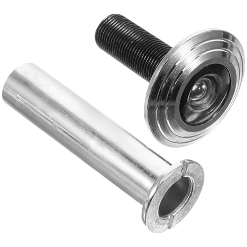 Alipis Mirilla para Puerta de Hierro Resistente Visor de Privacidad Metálico de 15 MM de Diámetro Longitud Ajustable 55-73 CM Mirilla Decorativa para Puerta Interior de Apartamento