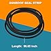 JDMON Sunroof Seal Gasket Sun Roof Upper Frame Weatherstrip Compatible with Range Rover Sport L320, HSE Supercharged, Autobiography, GT Limited Edition, HSE Lux 2005-2013 Replace LR023393