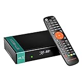 GTMEDIA V8X Full HD 1080P DVB-S/S2/S2X FTA Digital Satellite Receiver Built-in WiFi Support PowerVu, Biss Key, H.265, V8 Nova Upgrade
