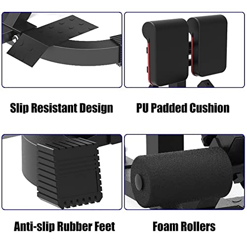 Hyperextension Romeinse Stoel voor Thuissportschool Fitness, Multifunctionele Gewichtsbank Apparatuur Rugverlenging Ab Oefening voor Mannen Vrouwen, Ladingen 300kg - Image 8
