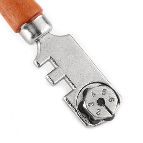 Ferramenta de cortador de vidro, Ferramenta profissional de kit de corte artesanal de cortador de vi