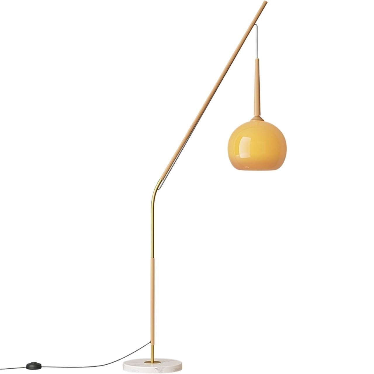 AZHKJKZH Floor Standing Lamp Nordic Living Room Floor Standing Lamp Vintage for Sofa Bedroom Living Room(Natural)