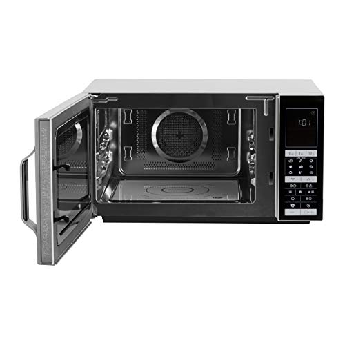 Sharp R890S 4-in-1 Flatbed Mikrowelle mit Heißluft, Grill und Konvektion / 28 L / 900 W / 1100 W Quarzgrill / 2100 Konvection / 14 Automatikprogramme / Gewicht- und zeitgesteuertes Auftauen / schwarz 4 Sharp R890S 4-in-1 Flatbed Mikrowelle mit Heißluft, Grill und Konvektion / 28 L / 900 W / 1100 W Quarzgrill / 2100 Konvection / 14 Automatikprogramme / Gewicht- und zeitgesteuertes Auftauen / schwarz