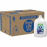 Pure Life Distilled Water, Kosher, 128 Fluid Ounce (Pack of 6)