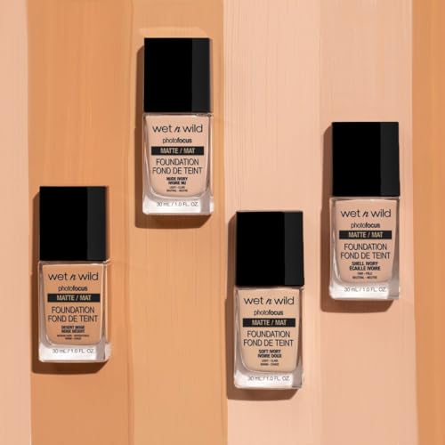 Image of Wet n Wild Photo Focus Matte Liquid Foundation (Peach Natural, 1 Fl Oz)