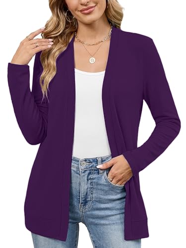 Image of Heymoments Cardigan for Women Long Sleeve Lightweight Sweaters