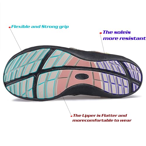 GRITION Hiking Sandals Women Closed Toe, Waterproof Lightweight Adjustable Hiking Athletic Sandals, Breathable For Beach Summer Adventure Comfortable Outdoor Sport4