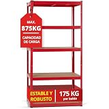 Stagecaptain Heavyrack HR-175 RD Estantería Metálica - Estanteria Almacenaje...