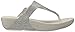 FitFlop Women's The Skinny Sparkle Flip Flop, Pale Gold, 6 M US