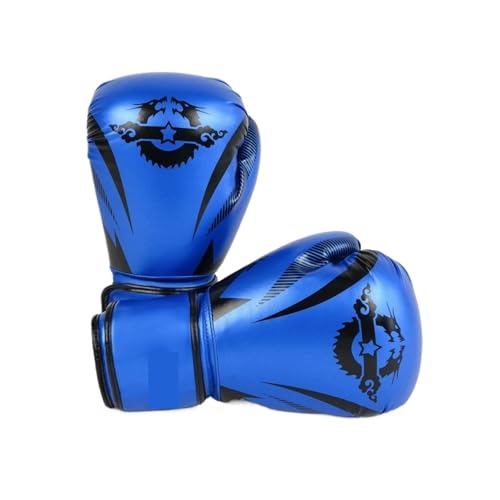 ボクシンググローブ ボクシンググローブ メンズ レディース スタイル パンチングバッグ フィットネス エクササイズ 武道(Blue,L)