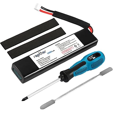 rapthor 10000mAh JBL Xtreme 1 Battery Replacement with DIY Tools Battery for Xtreme1 Compatible with GSP0931134 Replaceable Battery for JBL GSP0931134 Speaker with Repair Tools 8.4v 37.0Wh Cover