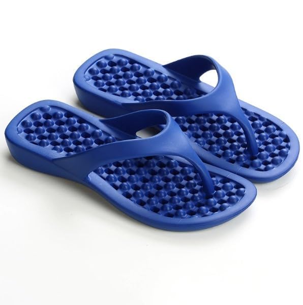 CYROX Soft and Comfortable, stylish Flip-Flops Daily Use Casual Wear Anti-Skid Massage, Shower Quick Dry Slippers - Acupressure EVA paduka (1Set) (large) (B0CS68T3Y7) Amazon Price History, Amazon Price Tracker