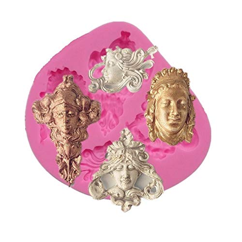 CUICUI Greek Mythology Goddess Avatar Fondant Cake Molds Chocolate Mould For The Kitchen Baking Sugarcraft Decoration Tool Diy Gift