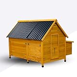 Cocoon Farm House XL Chicken Coop – Extra Large Wooden Hen House with ECO Rot-Proof Roofs, Pull-Out Trays, 6 Nesting Areas & Secure Locks – Ideal for 12–15 Birds - Image 1