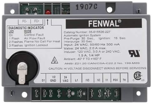 DSI 3Try, 30sPP, 0IP, 15 sec. TFI Gas Ignition Control 24v