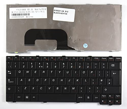 Clavier pour ordinateur portable Lenovo 25-008395 touches bloquées noir