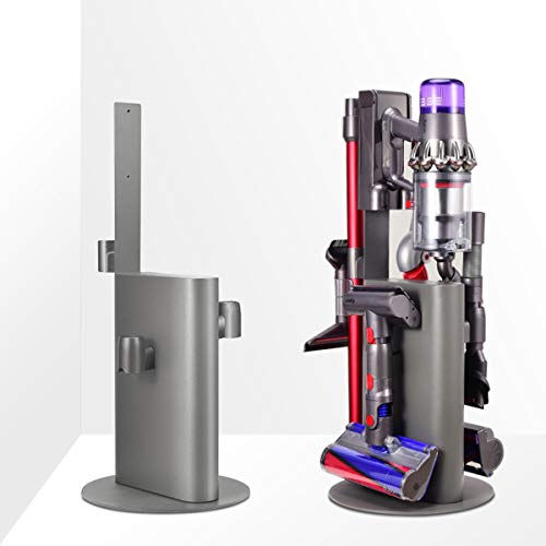 OUTAD Vacuum Stand Holder for Dyson V11 V10 V8 V7 Airwrap Animal, Accessories Storage Rack for Dyson Cordless Vacuum Cleaner, Holder Docking Station, Drill-Free Metal Organizer Stand