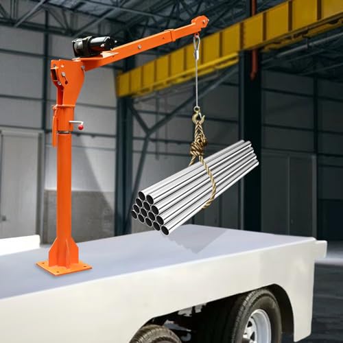 Grúa Montada en Camión con Malacate Eléctrico 12V miniatura 2