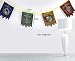 ASFAOK Cartel de New College Harry Potter Bandera, [3M y 12pcs], Bandera...