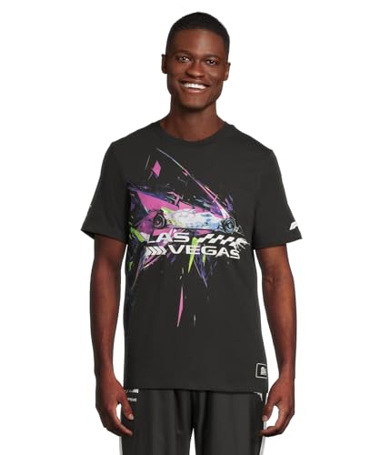 Haut homme Puma F1 Las Vegas t-shirt en coton noir manches courtes