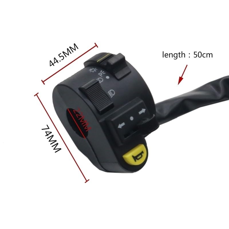 Interruptores de motocicleta para solucionar fallos en luces antiniebla y faros 3