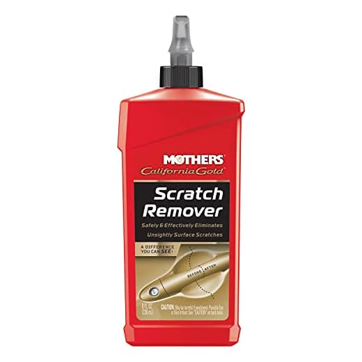 Mothers California Gold Scratch Remover, 8 oz. – Safely & Effectively Eliminates Light Scratches, Scuffs & Transfers from Paint & Clearcoat, Restores Shine Around Handles and High-Touch Areas (08408)