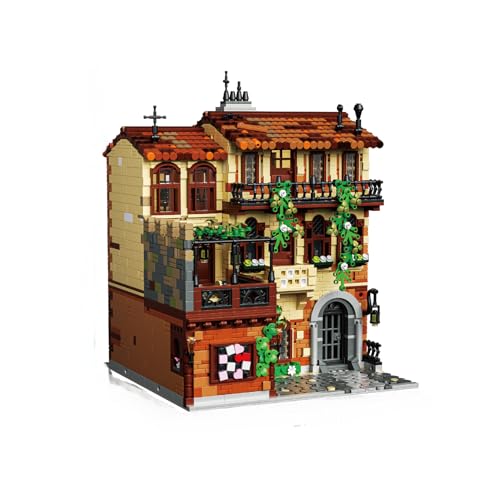 Balcone del film Building Block Set giocattolo per adulti, 3800 pezzi