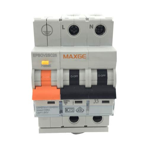 CABLEPELADO Protector combinado sobretensiones permanentes transitorias Blanco 25