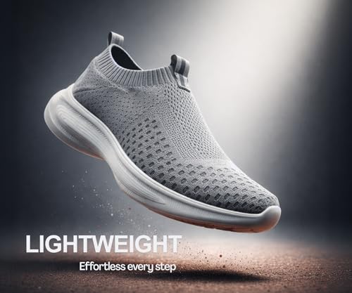 Image of Kraasa Trial Running Shoes with Lightweight Memory Insole | Breathable, Anti-Skid Knit Sneaker, Walking & Gym Shoes