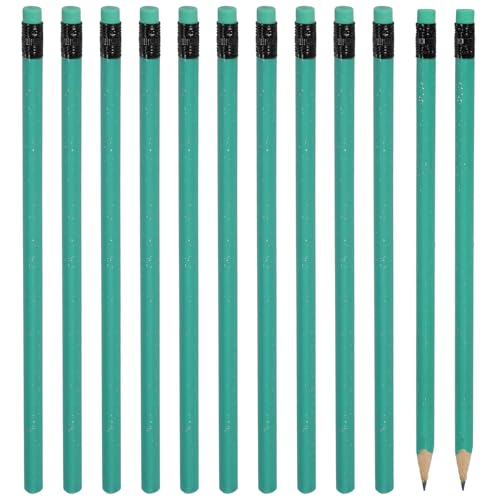 Lápices Triangulares de Madera Pack 12 HB con Goma miniatura 1