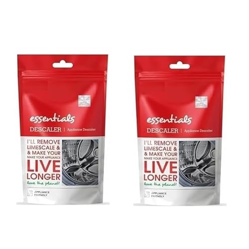 Image of Washing Machine Drum Cleaning Powder Descaling Powder For Top & Front Load compatible with IFB ESSENTIALS DESCAL Washing Machine Washing & Drum Cleaner Scale Remover (Pack of 2)