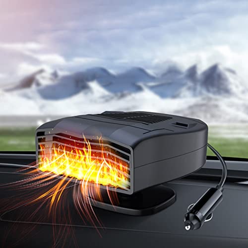 Chauffage Voiture 12V 600W-800W | Dégivreur Pare-Brise, 3 Sorties D'Air - Pour Voiture, Camion, SUV