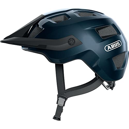ABUS MTB MoTrip Casco Bici Blu Lucido L