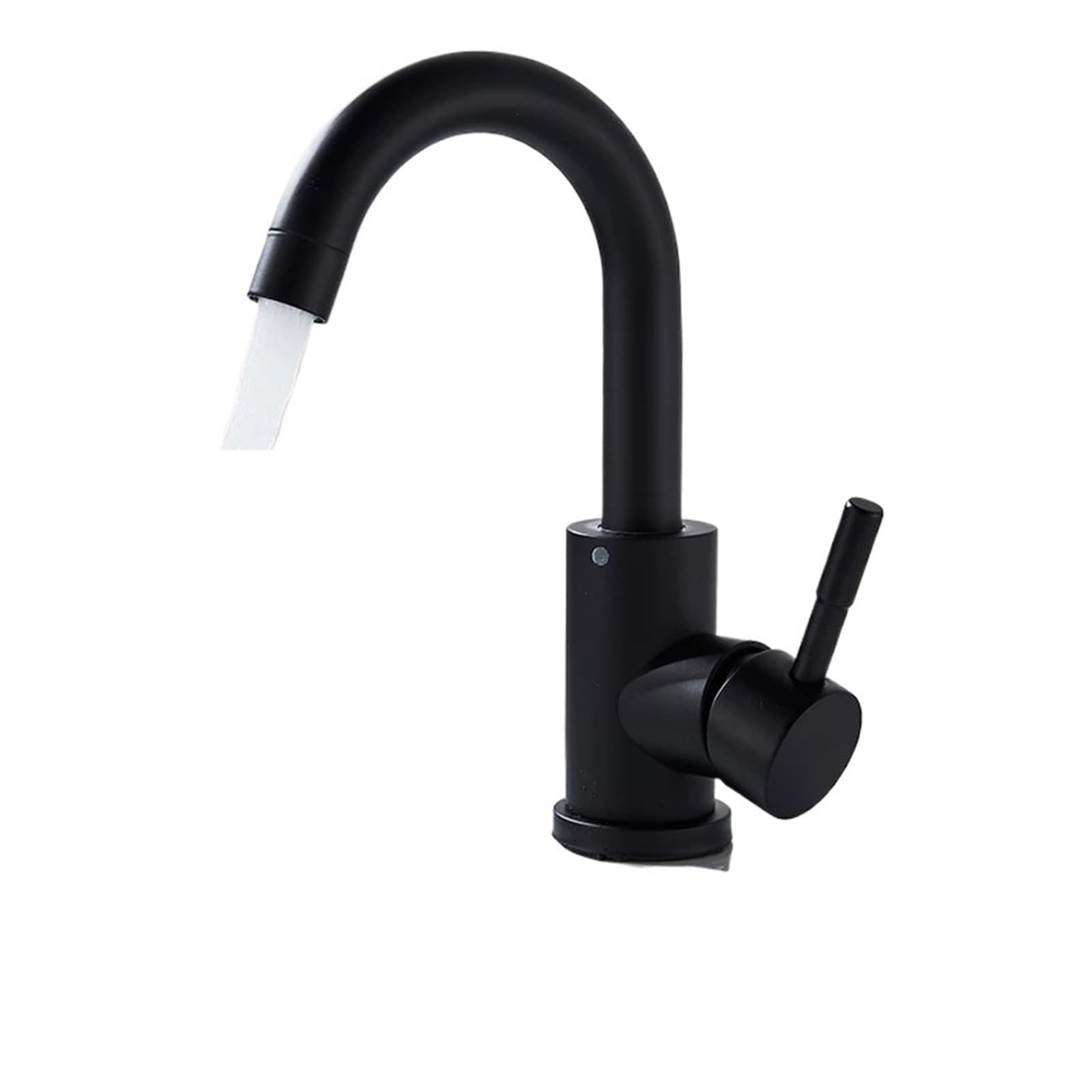 Basin faucets Bathroom Basin Faucet Matte Black Series for Sink Vessel Stainless Steel Hot and Cold Water Mixer Tap Crane(Matte Black A)