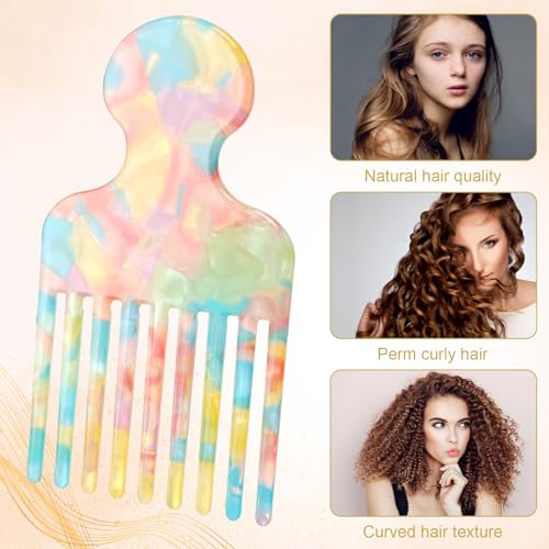 Peine Hair Pick de 4.7 pulgadas para cabello rizado miniatura 3