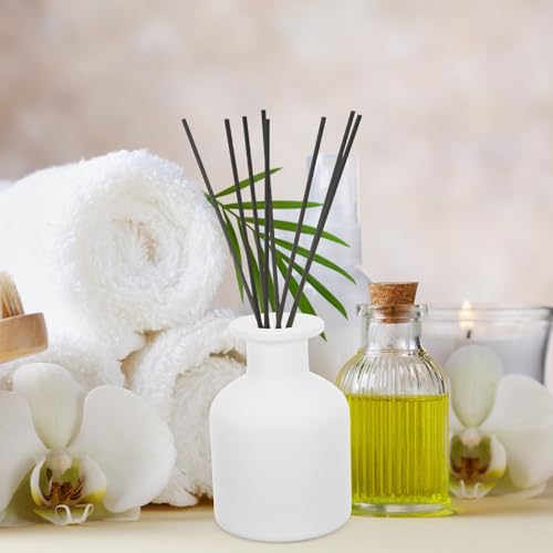 Botellas difusoras de vidrio de 150ml frasco difusor varillas de caña aromaterapia 8