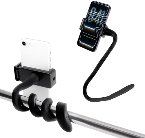 Eiodoni Stroller Cell Phone Holder, Adjustable, with Non-skidding Arm Grip